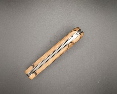 couteau pliant en palissandre et noyer