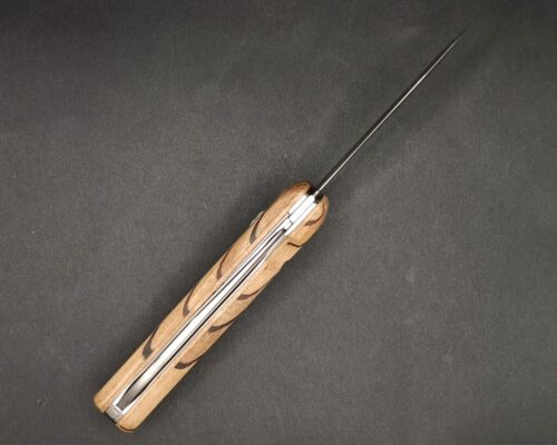 couteau pliant en palissandre et noyer