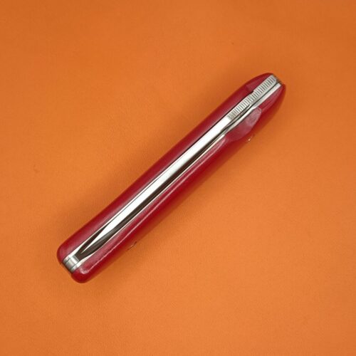 Couteau pliant en micarta rouge