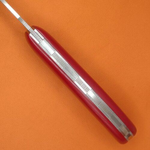 Couteau pliant en micarta rouge
