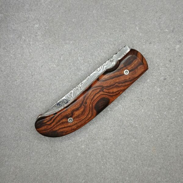 damas inox loupe de bois de fer