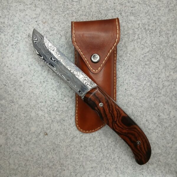 damas inox loupe de bois de fer